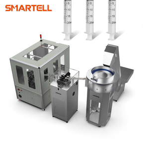 آلة طباعة الوسادة الدقيقة عالية السرعة لمنتج المعدات الصناعية لبراميل الحقنة 5 مل