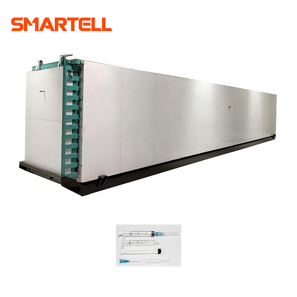 معدات تعقيم الحقنة التي يمكن التخلص منها 10CBM للاستخدام في الصناعة الطبية 