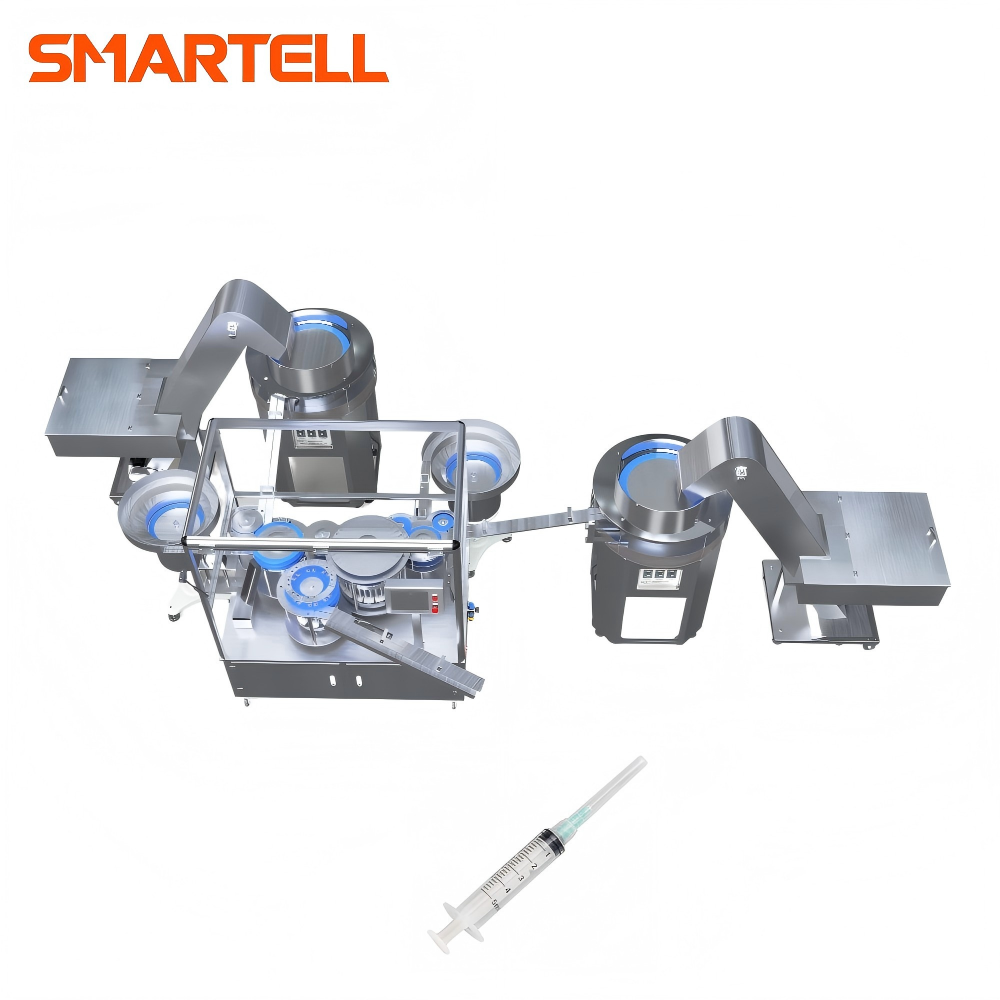 خط إنتاج حقنة 3 أجزاء آلة الطباعة آلة التجميع آلة التغليف آلة التعقيم