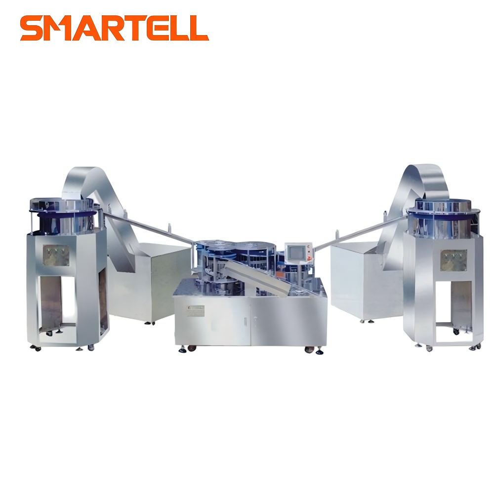 غطاء برتقالي مزدوج أوتوماتيكي 1 مل خط آلة تجميع حقنة الأنسولين