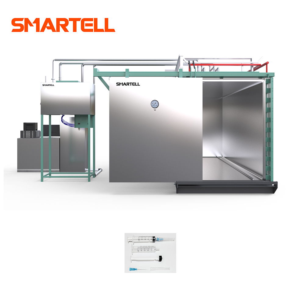 معدات تعقيم الحقنة التي يمكن التخلص منها 10CBM للاستخدام في الصناعة الطبية 