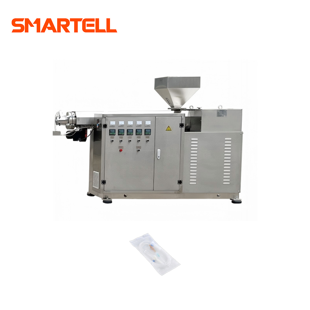 مجموعة إعطاء الحقن الوريدي PVC آلة بثق البلاستيك