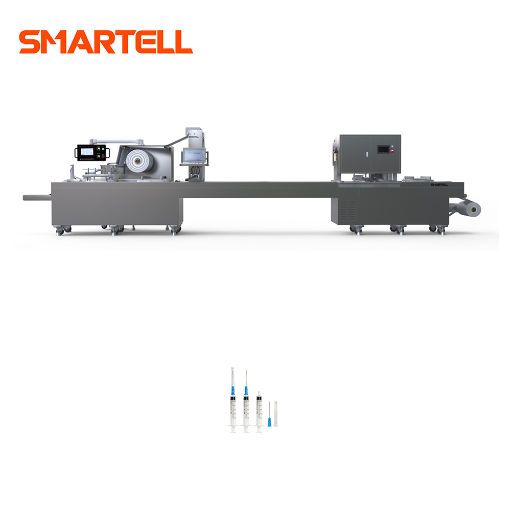 حقنة 1-60 مل، كل حجم يتطلب قالب تعبئة واحد، قالب تجويف مخصص، آلة تعبئة الفقاعة الناعمة