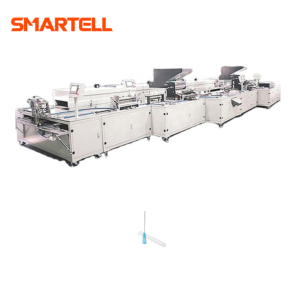 SMT-3104 مقعد إبرة تلقائي / وحدة تغذية القنية آلة تجميع إبرة تحت الجلد أوتوماتيكية بالكامل