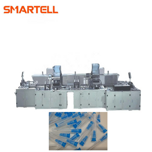 تستخدم الصناعة الطبية آلة تجميع إبرة الحقنة تحت الجلد ضمان لمدة سنة واحدة