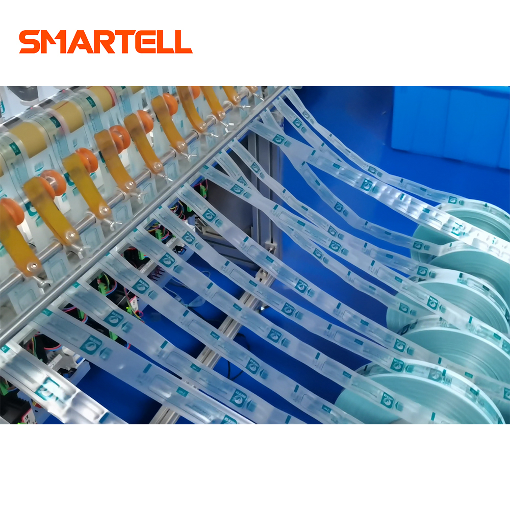 SMT-4001 10,000 قطعة/ساعة معدل التعبئة مواد ألومنيوم من الفولاذ المقاوم للصدأ آلة تعبئة الأكياس البلاستيكية