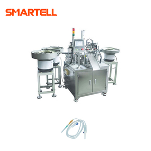 آلة تجميع موصل اللاتكس مع تطبيق الغراء التلقائي