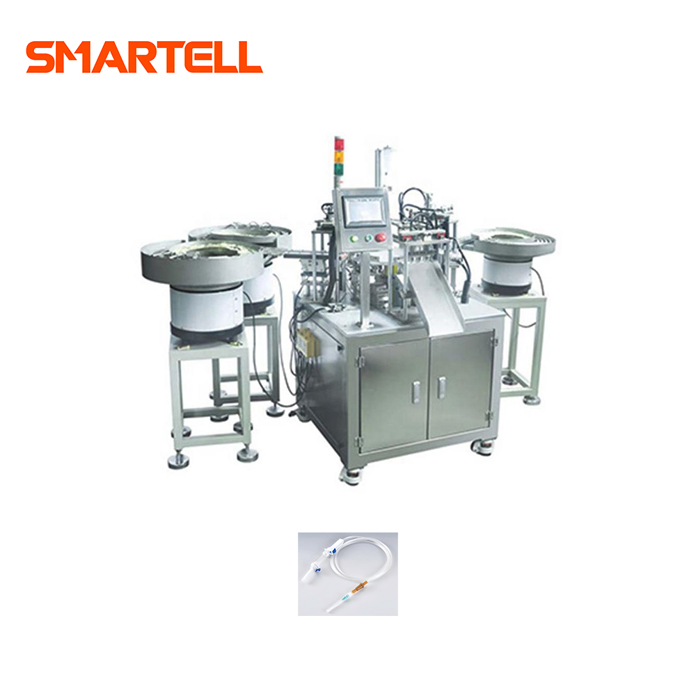 آلة تجميع موصل أنبوب اللاتكس IV Infusion Plastic Set