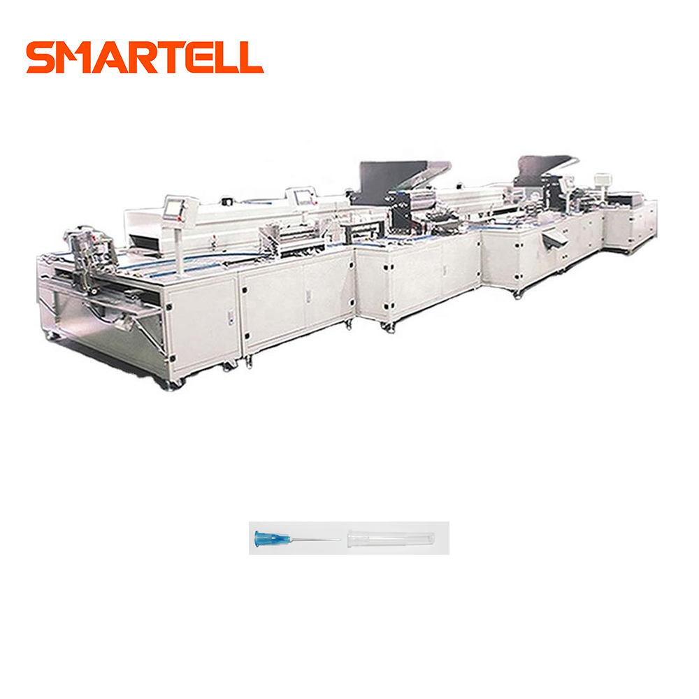 آلة تجميع الإبرة تحت الجلد للحقنة التي تستخدم لمرة واحدة