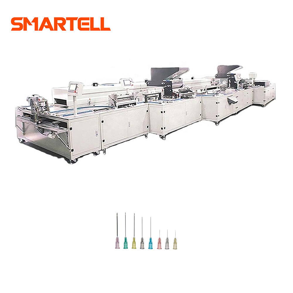 SMT-3104 مجموعة مكونات الإبرة تحت الجلد التي يتم التحكم فيها بواسطة آلة تجميع الإبرة ذات شاشة تعمل باللمس