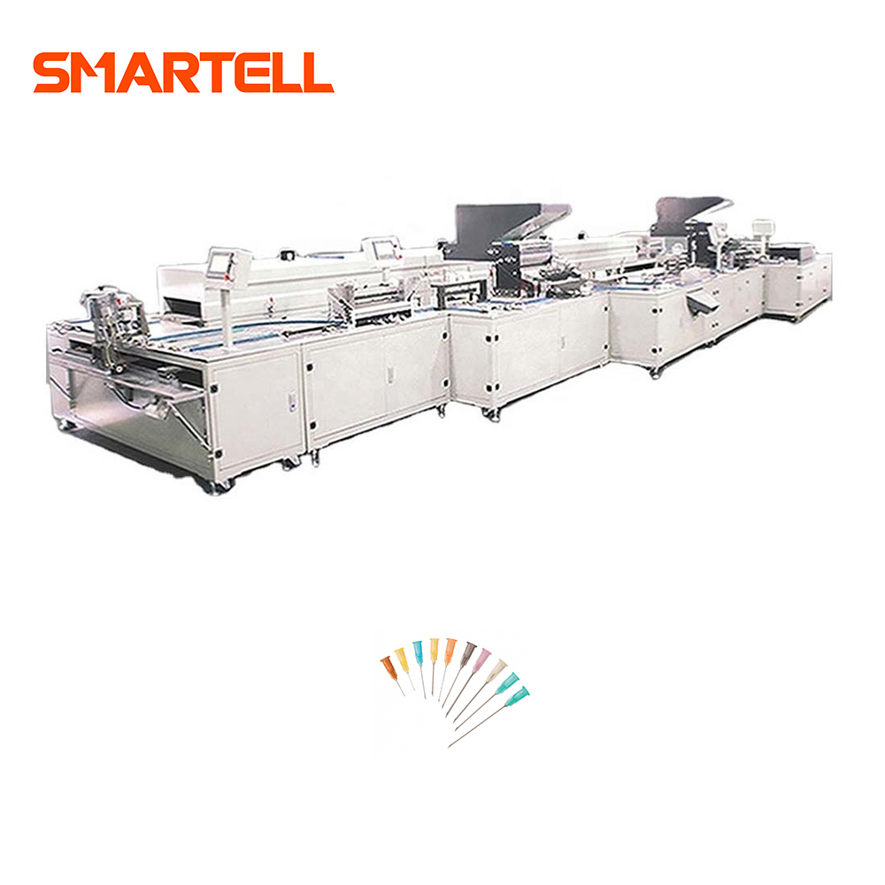 SMT-3104 ماكينة تجميع الإبرة الأوتوماتيكية بالكامل محور + غطاء + أنبوب كفاءة عمل عالية