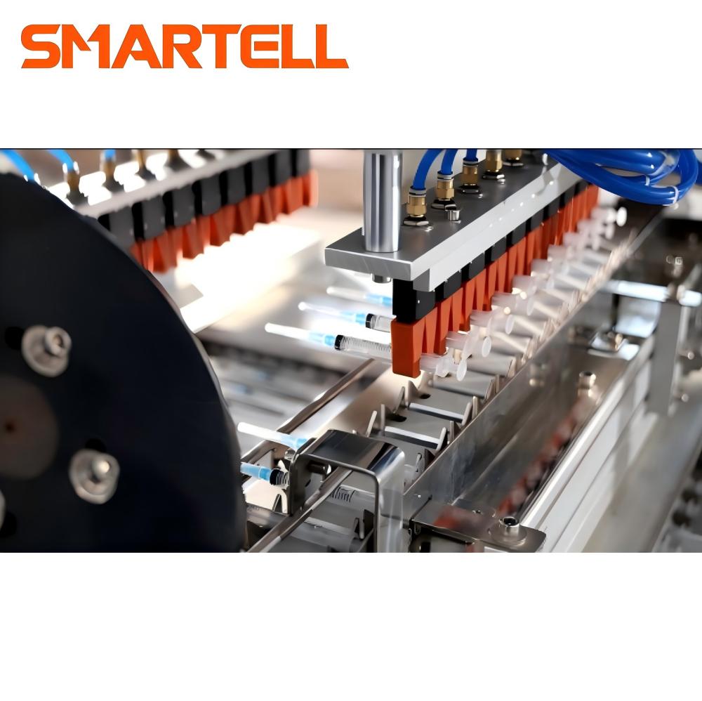 آلة تعبئة حقنة الفقاعة الناعمة الأوتوماتيكية لخط إنتاج حقنة يمكن التخلص منها