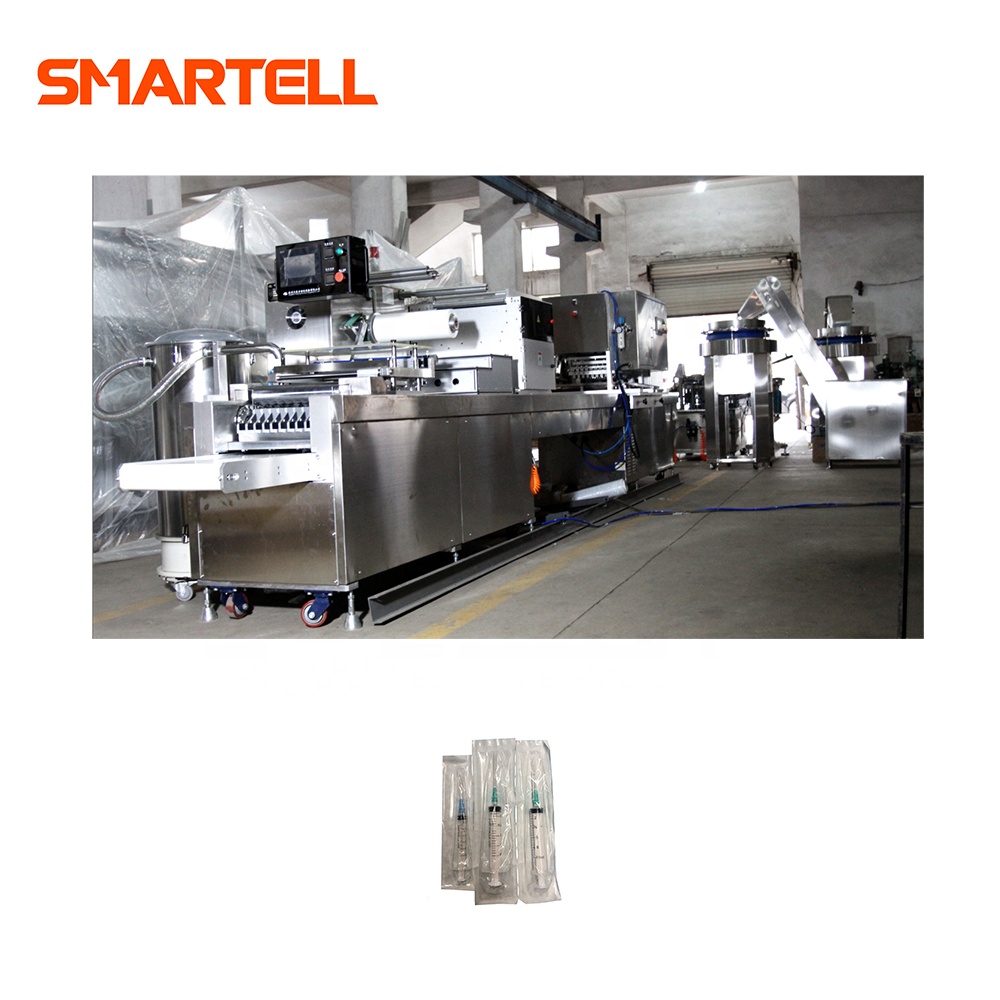 آلة التحميل الأوتوماتيكية لتعبئة الحقنة SMARTELL، إنتاجية عالية لخط التعبئة والتغليف الطبي