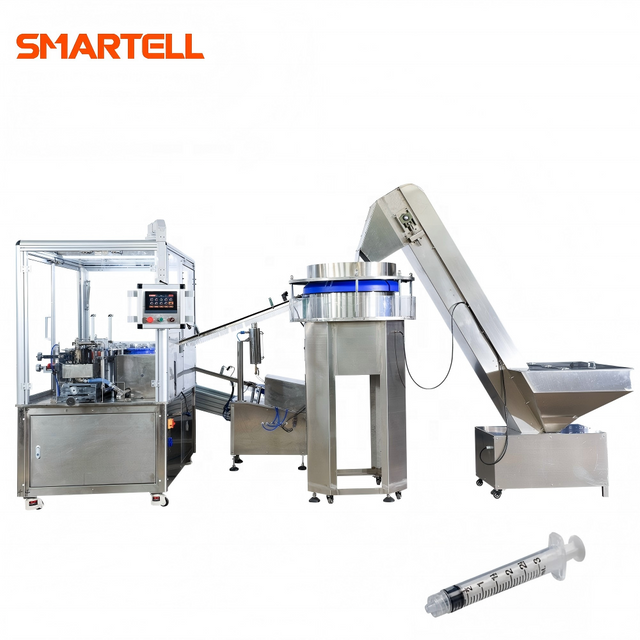 آلة طباعة وسادة البرميل الأوتوماتيكية من SMARTELL للحقنة الطبية