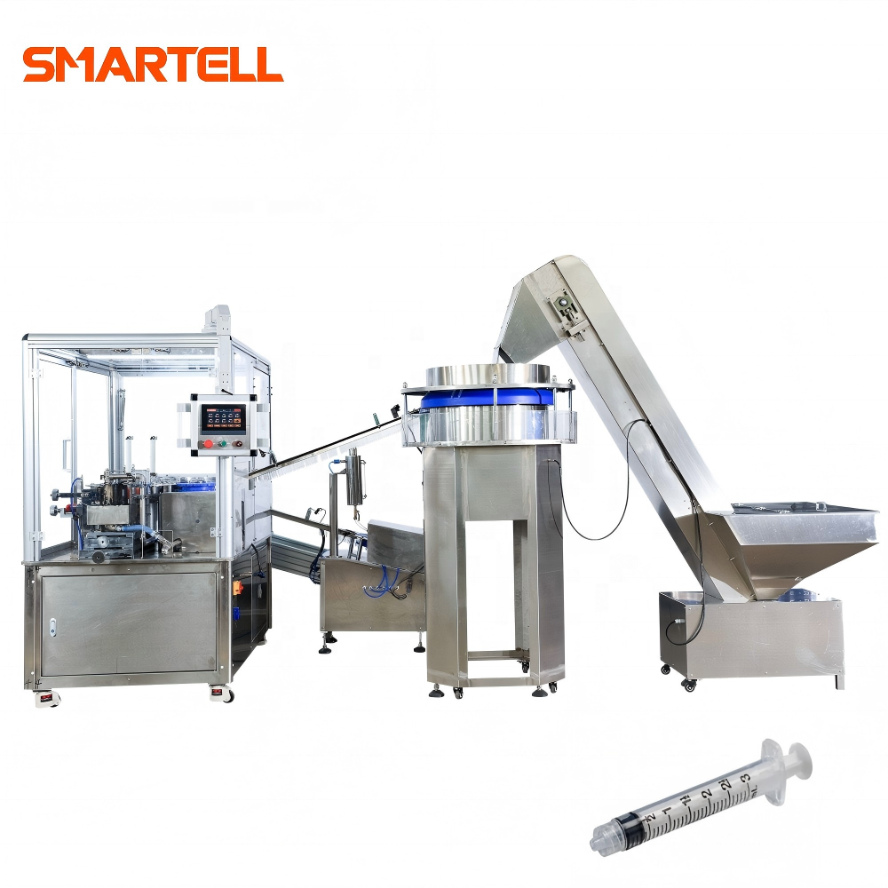 آلة طباعة وسادة البرميل الأوتوماتيكية من SMARTELL للحقنة الطبية