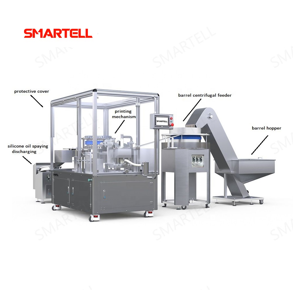 آلة طباعة الوسادة الأوتوماتيكية SMARTELL لبرميل حقنة اللقاح