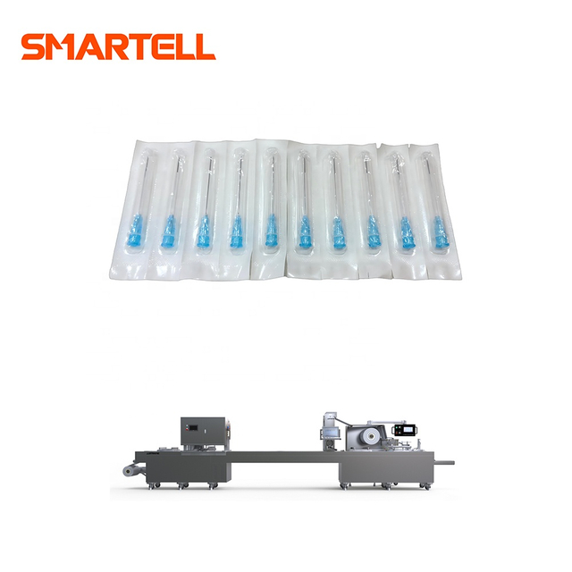 آلة تعبئة الفقاعة الناعمة الأوتوماتيكية من SMARTELL لمجموعة الحقن والتسريب
